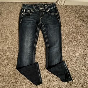 Miss Me Signature Boot cut dark wash jeans